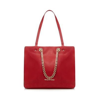 Red 'Avantgarde' shopper bag